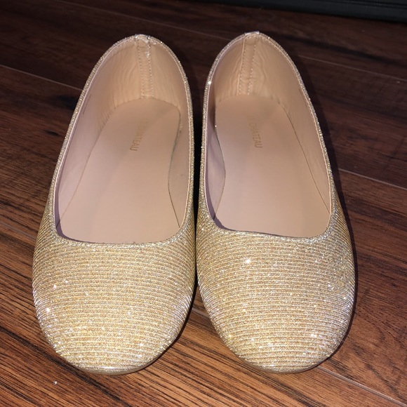 Le Château Sparkly gold flats - Picture 6 of 7